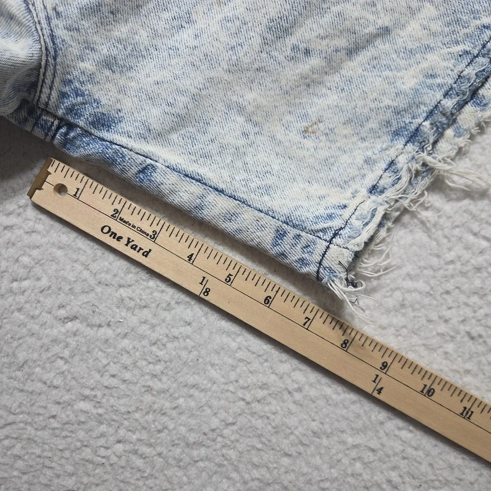 VTG 80s Bristol Blues Mom Jean Shorts Acid Stonewash High Rise Size 28 Wiskerd